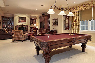 Pool table assembly with perfect leveling in Galveston content img3